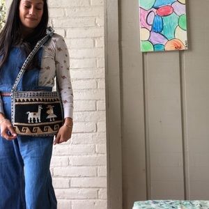 HandKnit Wool Peruvian Alpaca Bag